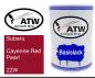 Preview: Subaru, Cayenne Red Pearl, 22W: 500ml Lackdose, von ATW Autoteile West.